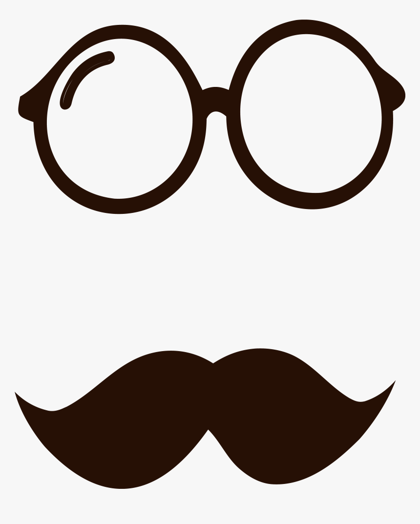 Movember Glasses And Mustache Png Clipart Image - Portable Network Graphics, Transparent Png