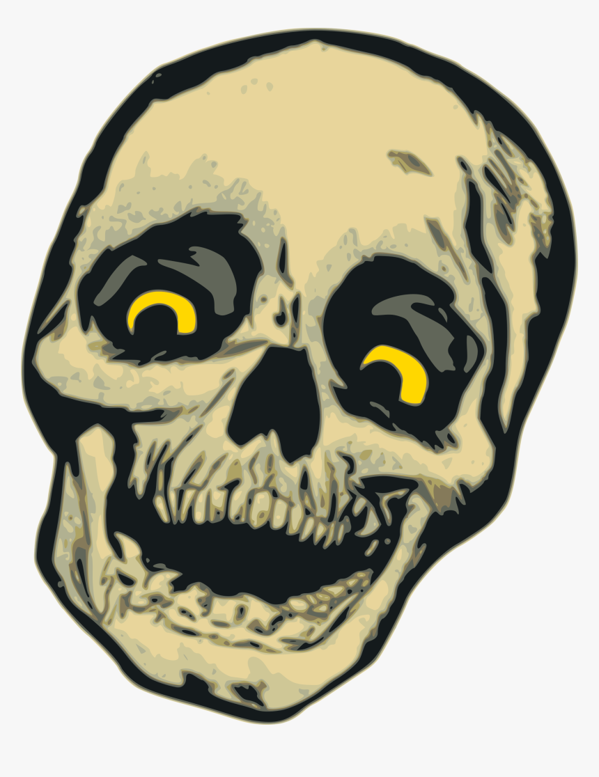 Cackling Skull Clip Arts - Halloween Poster For Haunted Houses, HD Png Download