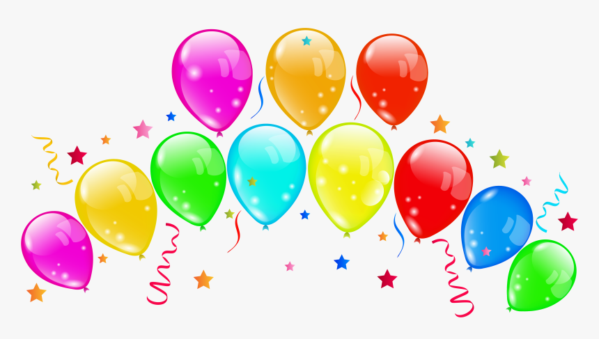 Transparent Balloons Clipart - Balloons Clipart Png, Png Download