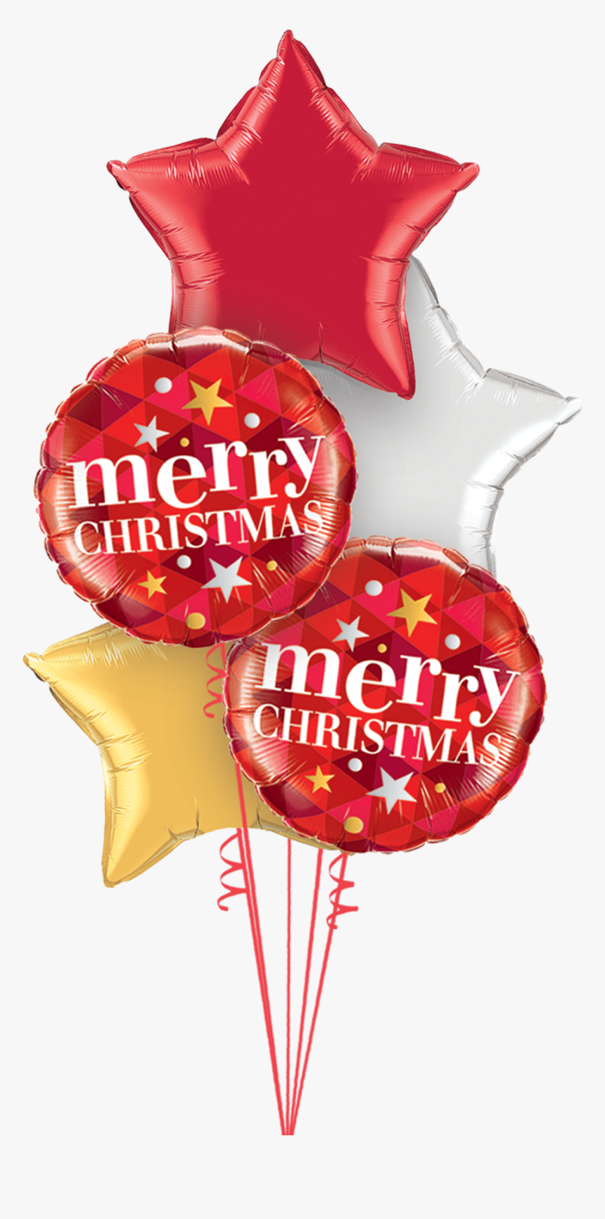 Merry Christmas - Merry Christmas Balloons Png, Transparent Png