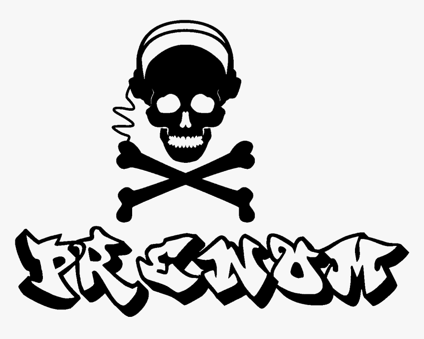 Transparent Graffiti Clipart - No Trespassing Sign Skull, HD Png Download
