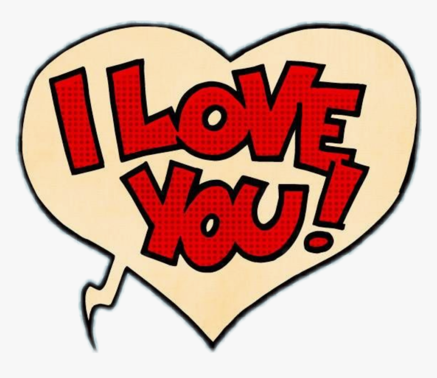 Comic I Love You Clipart , Png Download - Emblem, Transparent Png
