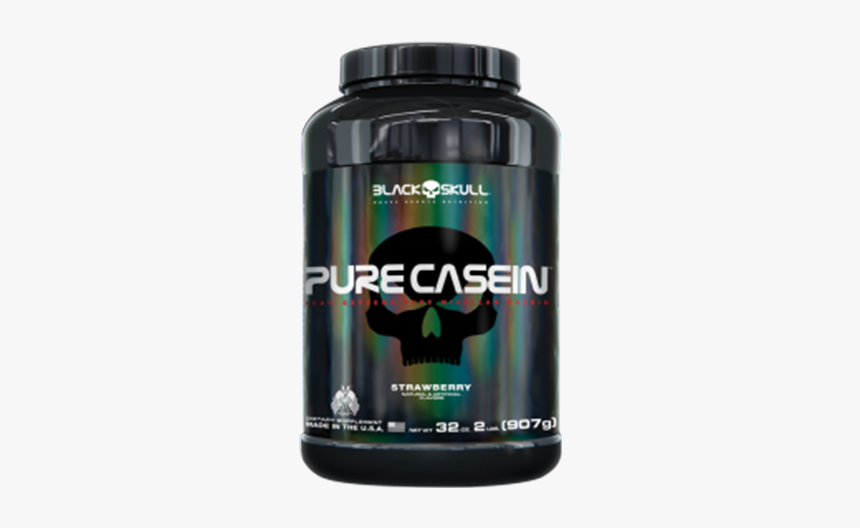 Black Skull Png - Whey Protein 4hd, Transparent Png