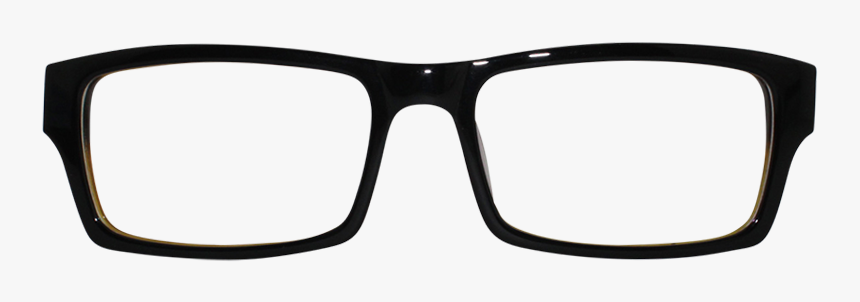 Black Frame Glasses - Black Frame Glasses Png, Transparent Png