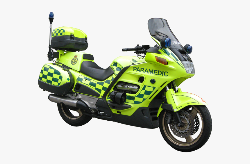 Honda Paramedic Motorcycle Transparent Background - Motorbike Ambulance Transparent, HD Png Download