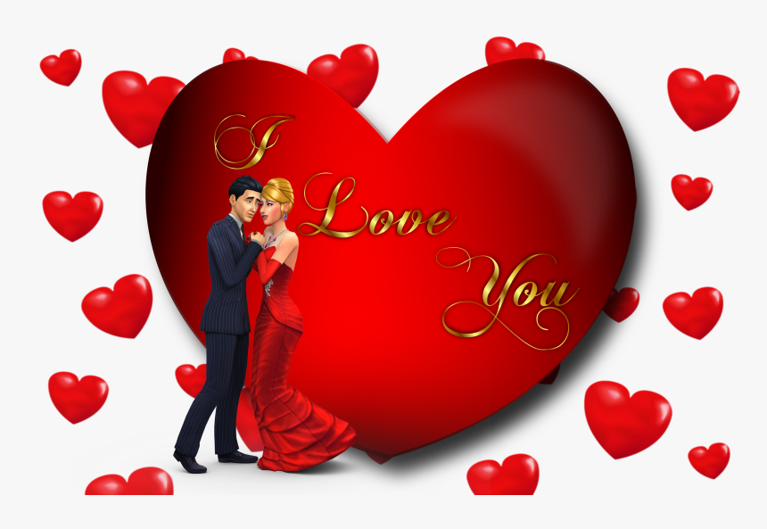 I Love You Loving Couple, HD Png Download