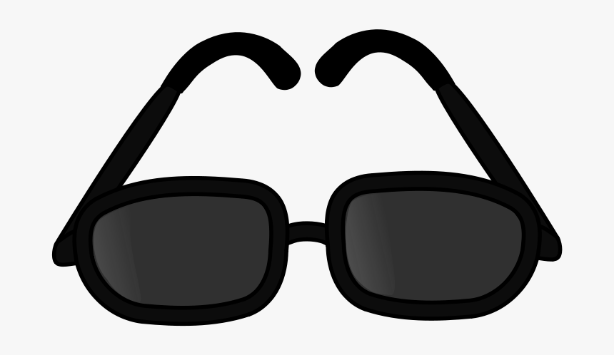 Dark Sunglasses Png Clip Arts For Web - Sunglass Clipart Black And White, Transparent Png