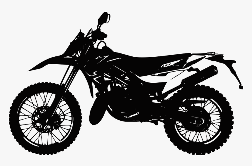 Enduro Motorcycle Royal Enfield Himalayan Silhouette - Royal Enfield Himalayan Enduro, HD Png Download