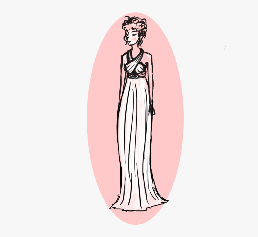 Empire Wedding Dress Cut To Flatter Your Figure - Illustration, HD Png Download