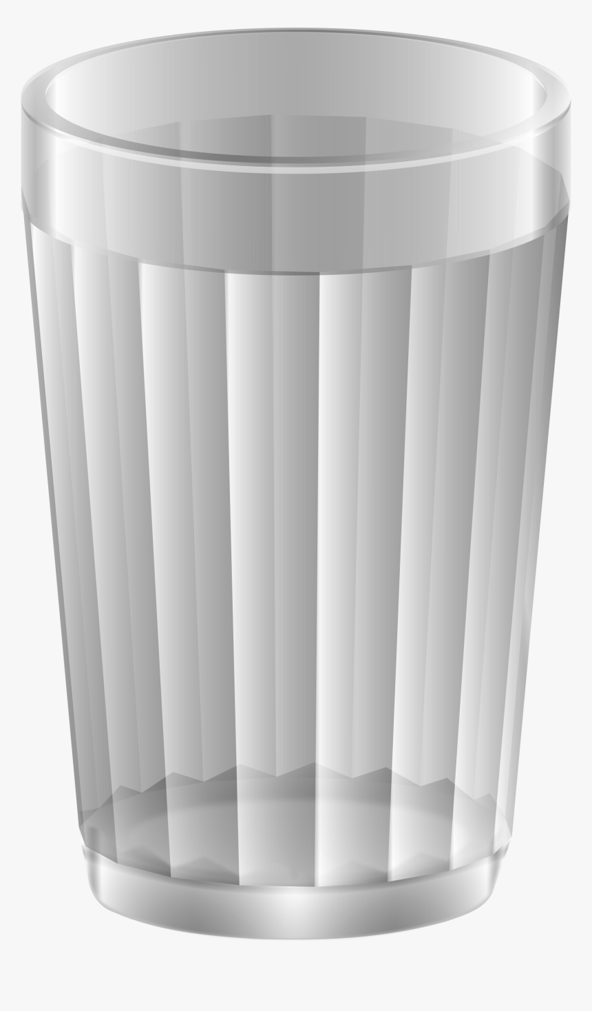 Water Glass Glass Of Water Clipart Glass Stiklin Wikiclipart - Clip Art Glass Cup, HD Png Download