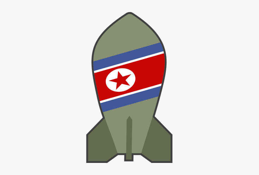 Vector Graphics Of Hypothetical North Korean Nuclear - Nuke Clipart, HD Png Download
