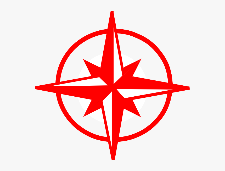 Transparent Compass Clipart - North South East West Clipart, HD Png Download