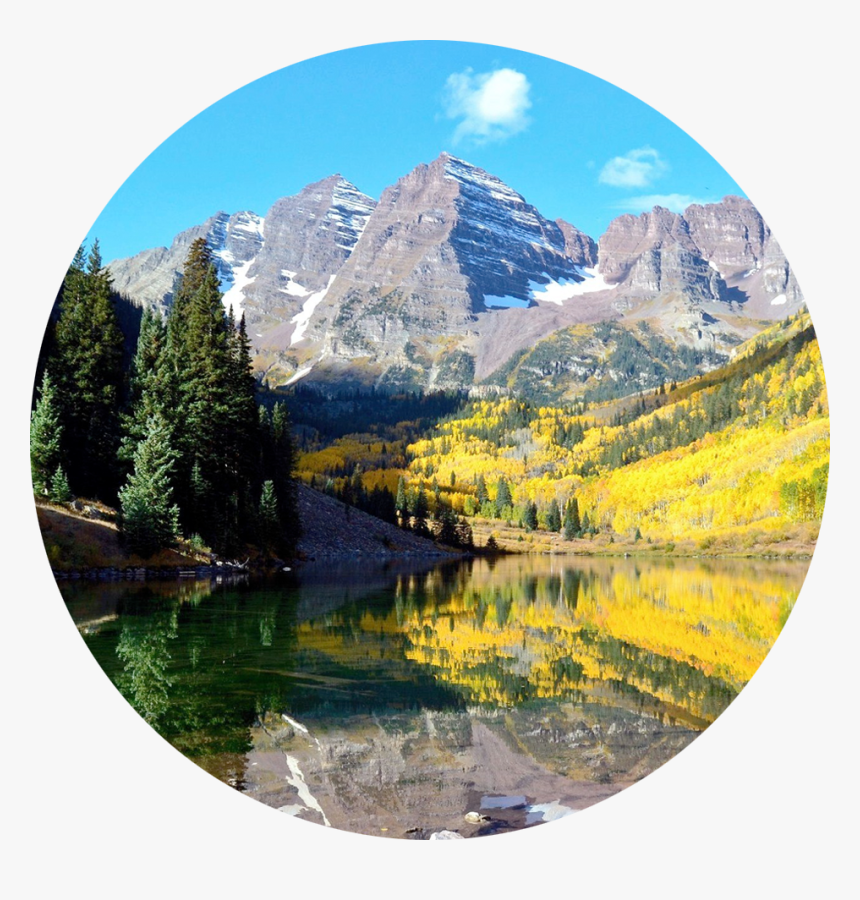 Transparent People Hiking Png - Maroon Bells, Png Download