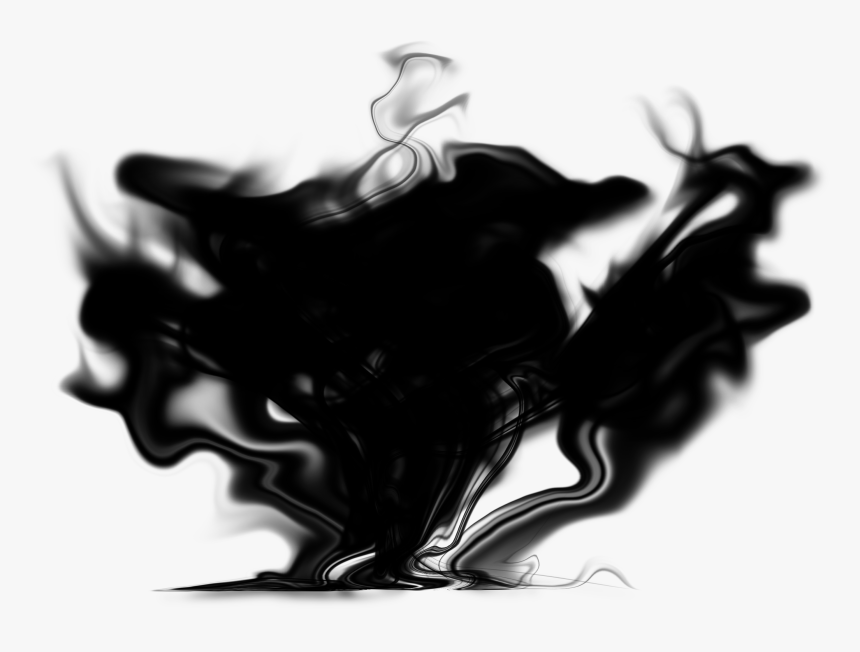 Smoke - Transparent Black Smoke Vector, HD Png Download