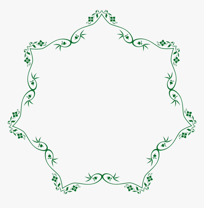 Vines Swirl Png Transparent Image - กรอบ ข้อความ วิน เท จ, Png Download