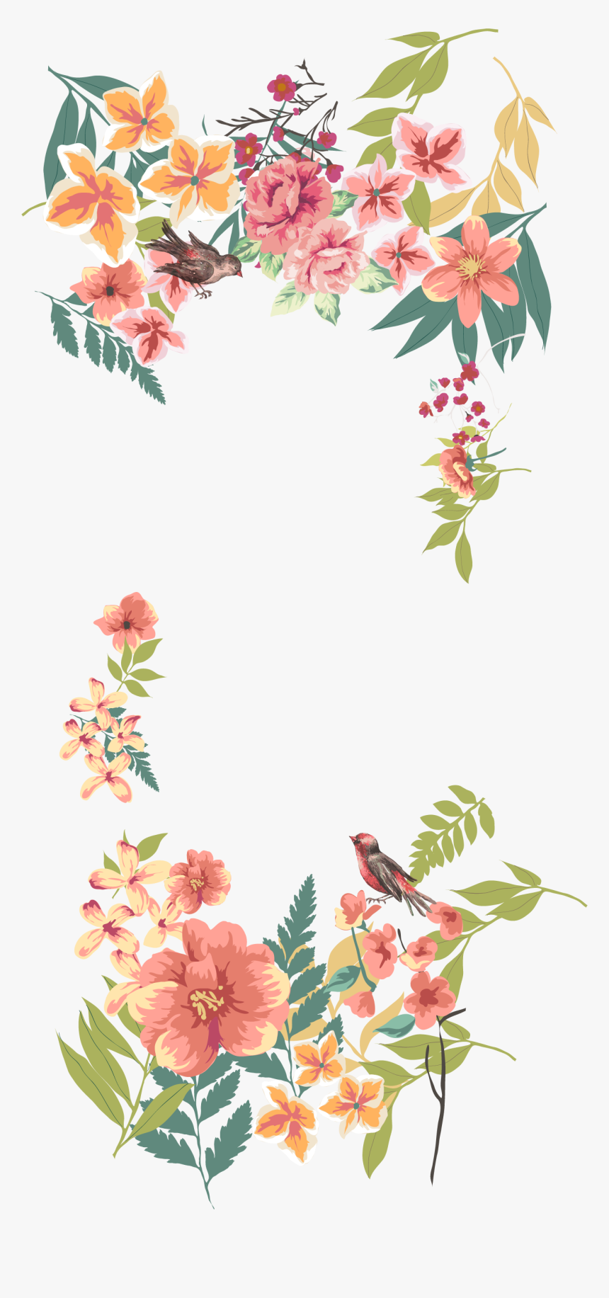 Flower Euclidean Vector Floral Design - Flower Vintage Vector Png, Transparent Png
