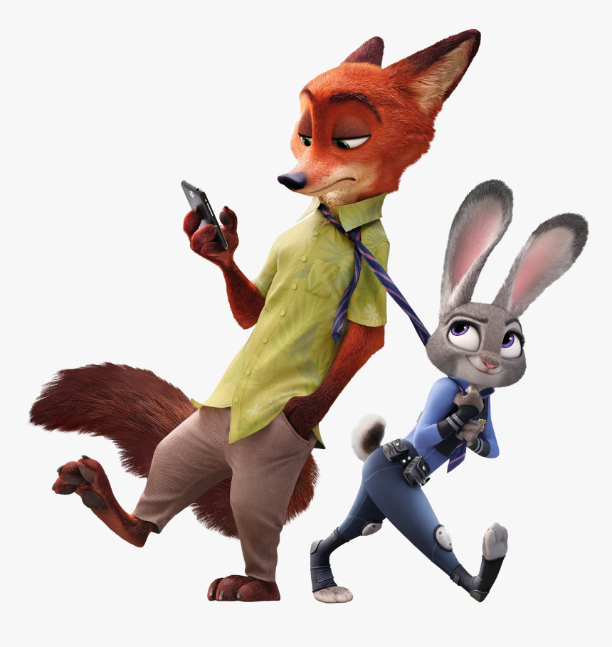 Zootopia Nick Y Judy, HD Png Download