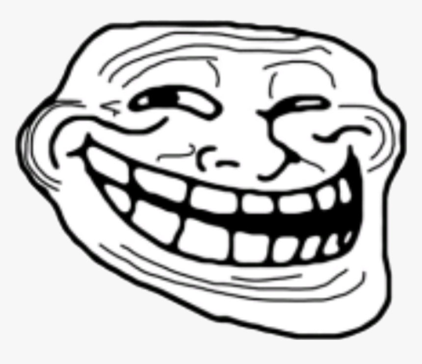Troll Face Album Cover Clipart , Png Download - Png Transparent Background Troll Face, Png Download