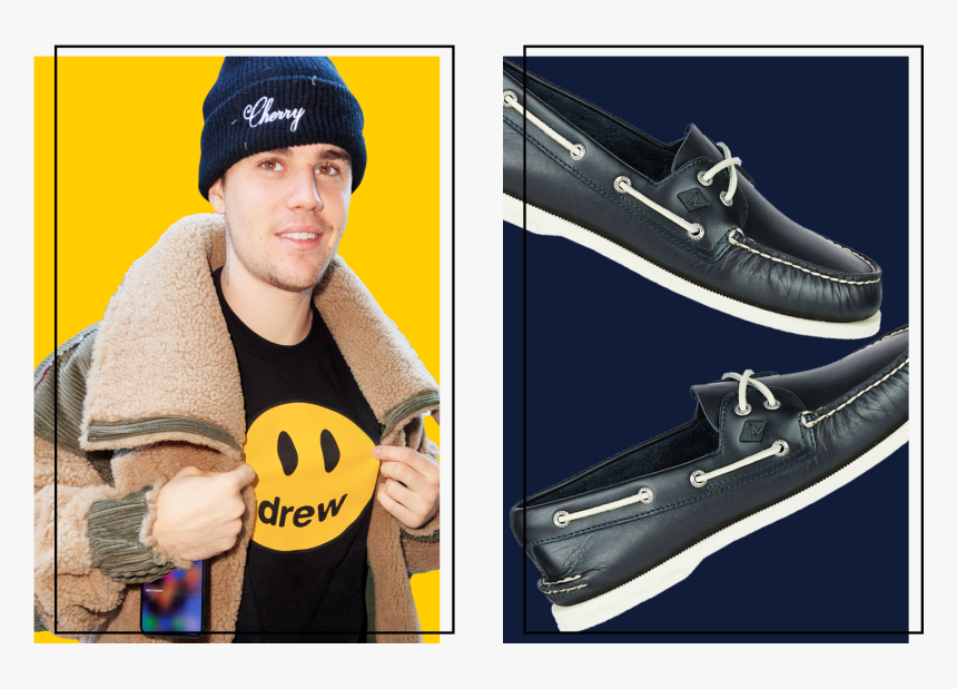 Week In Fashion Justin Bieber Opens His Heart To Boat - Slip-on Shoe, HD Png Download