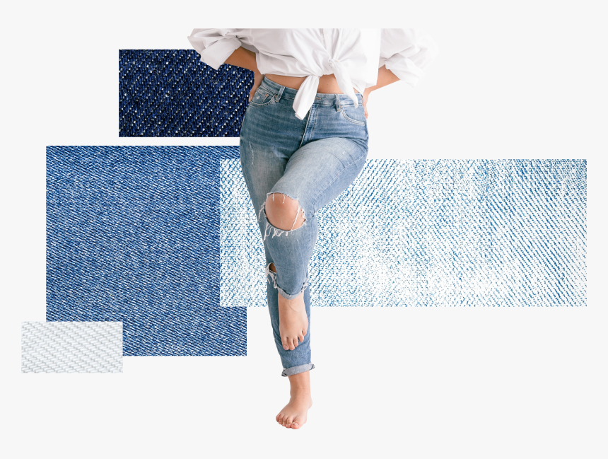 Woman Wearing Plus Size Vintage Jeans - Pocket, HD Png Download