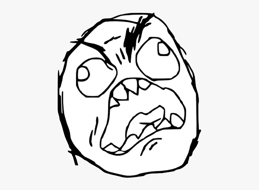 Collection Of Free Troll Drawing Download On Ui Ex - Rage Face, HD Png Download