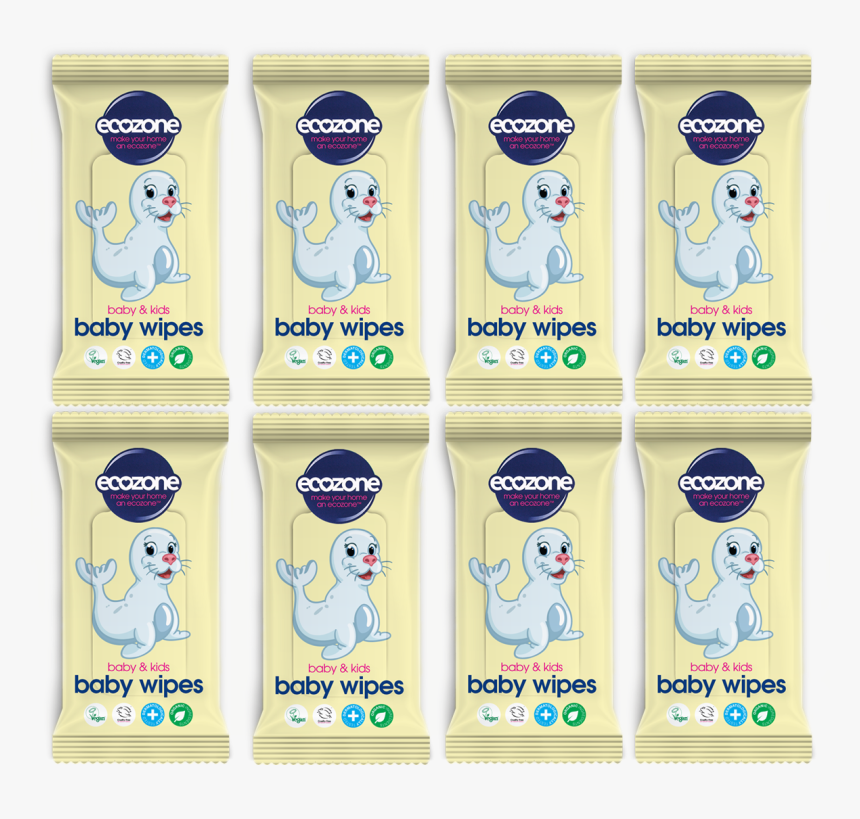 Ecozone Organic Baby Wipes - Cartoon, HD Png Download