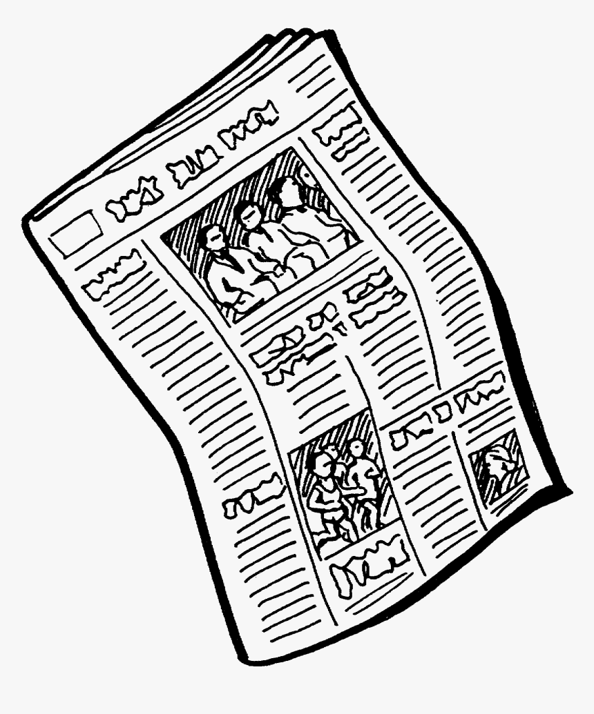 Newspaper Clipart Black And White Hd Png Download Transparent Png Image Pngitem