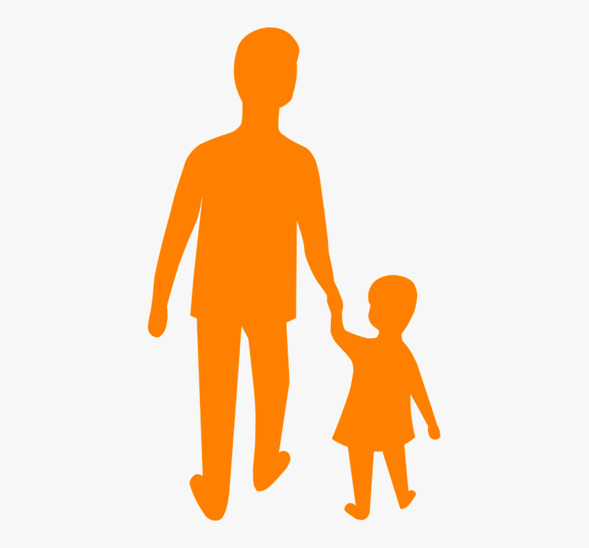 Father, Son, Daughter, Silhouette Png - Radiation Safety Children, Transparent Png