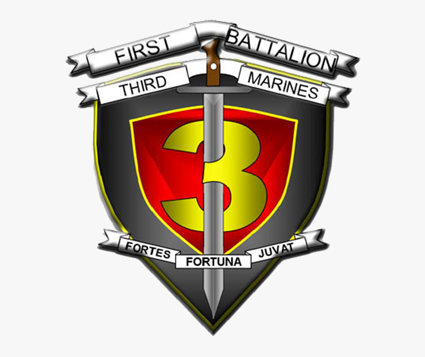 1st Battalion 3rd Marines - Usmc 3rd Marines 3rd Battalion, HD Png Download