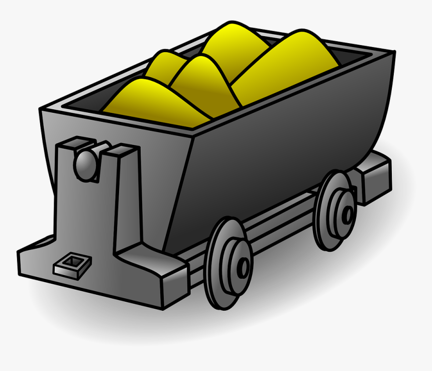 Train Wagon Gold Free Picture - Clipart Coal, HD Png Download