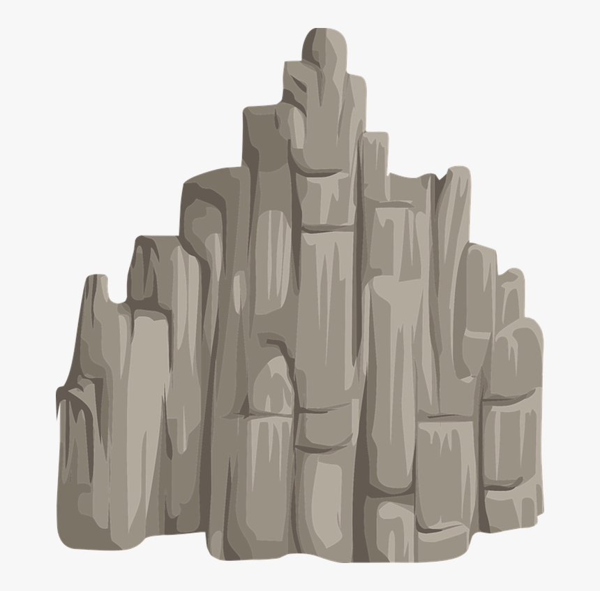Mountain Png Images Transparent Background - Jagged Rock Png, Png Download