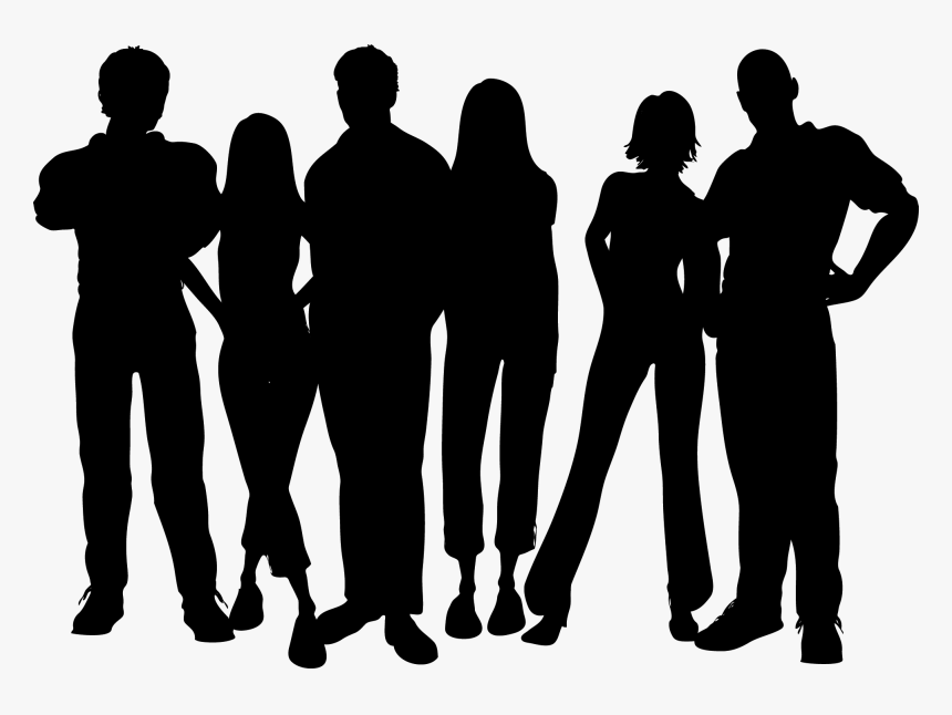 Silhouette People Png - Silhouette Transparent People Png, Png Download