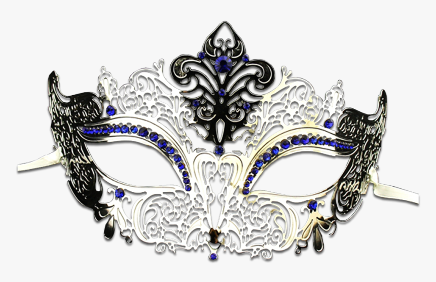 Silver Series Women S Laser Cut Metal Venetian Masquerade - Mask, HD Png Download
