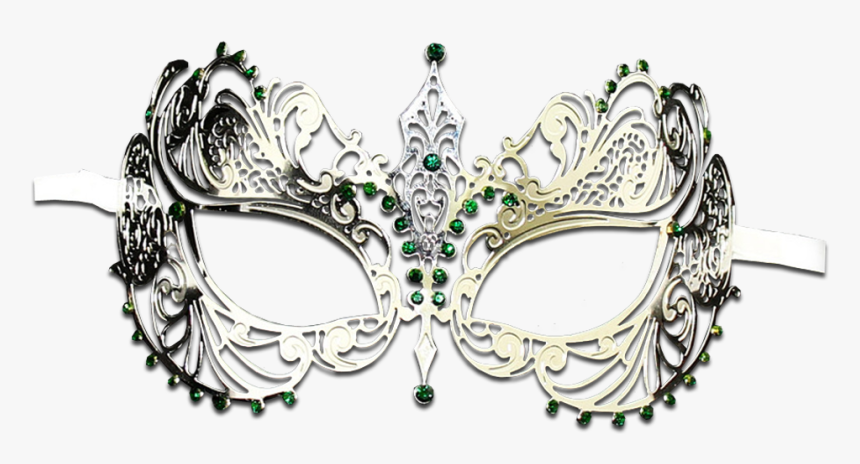 Silver Series Laser Cut Metal Venetian Pretty Masquerade - Tiara, HD Png Download