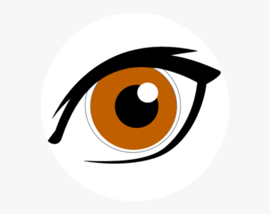 Googly Eyes Brown Clip Art - Brown Eye Clipart, HD Png Download