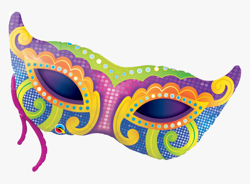Eyewear,mask,personal Protective Gras,headgear,costume - Mardi Gra Masks, HD Png Download