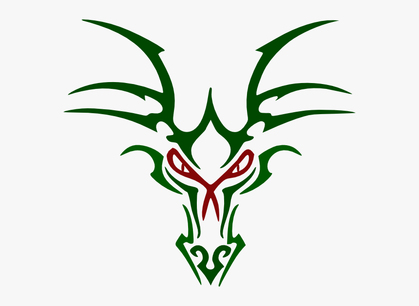Green Dragon New Eyes Svg Clip Arts - Red Dragon Face Png, Transparent Png