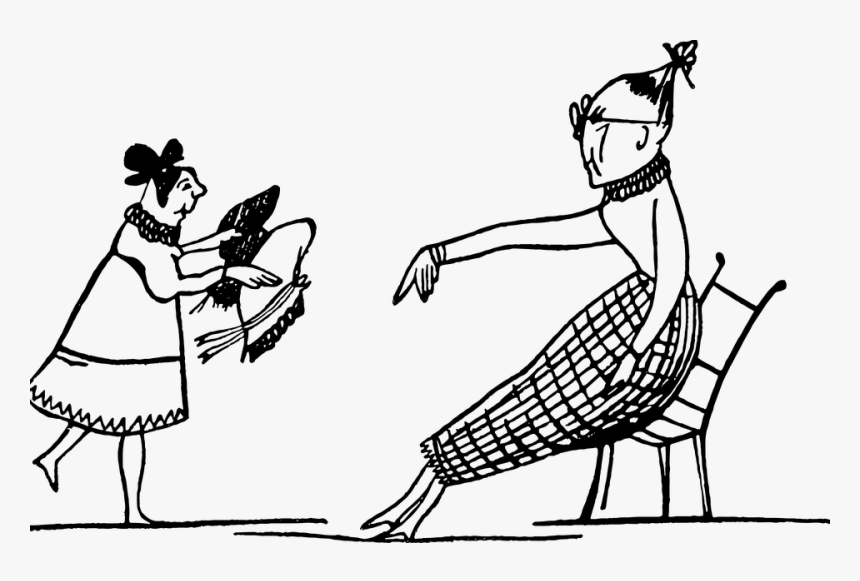 Black White, Vintage, Drawing, Edward Lear, Victorian - Cartoon, HD Png Download