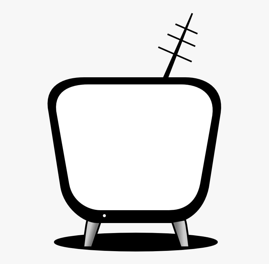 World - Clipart - Black - And - White - Png - Tv Logo Black And White, Transparent Png