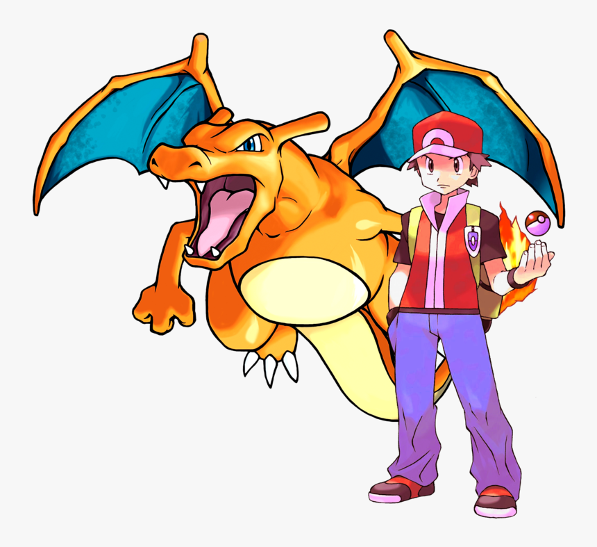 Is Red Becoming Weak In Sun And Moon Or Not - Pokemon Trainer Red, HD Png Download