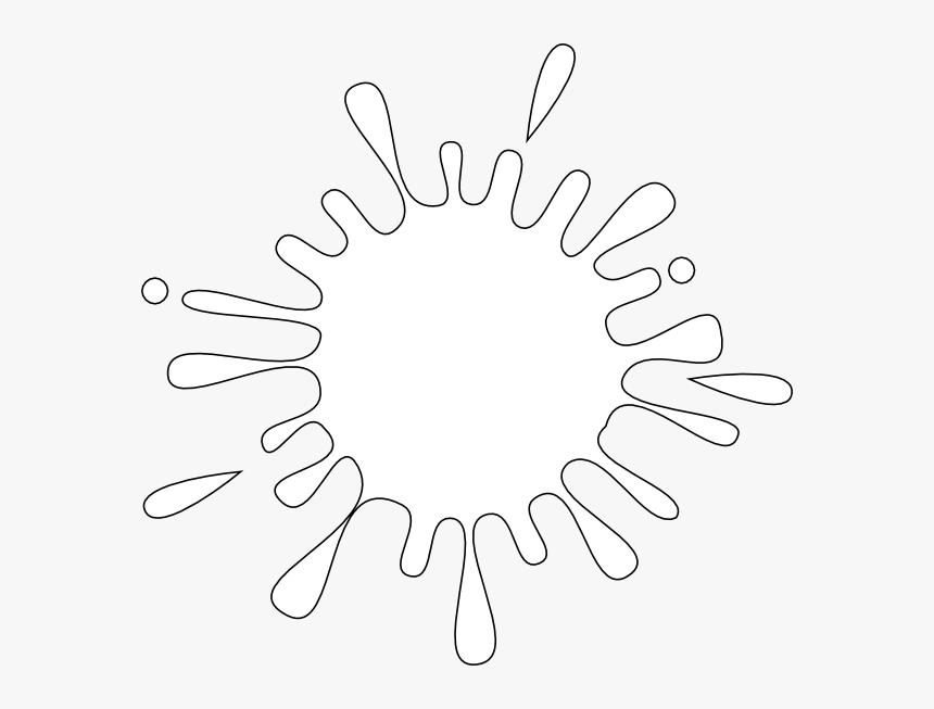 Transparent Black Paint Splatter Png - Abstrak Color, Png Download