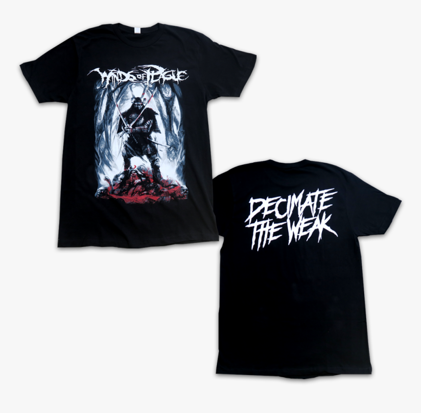 Decimate The Weak Album Art Tee - Winds Of Plague Decimate, HD Png Download