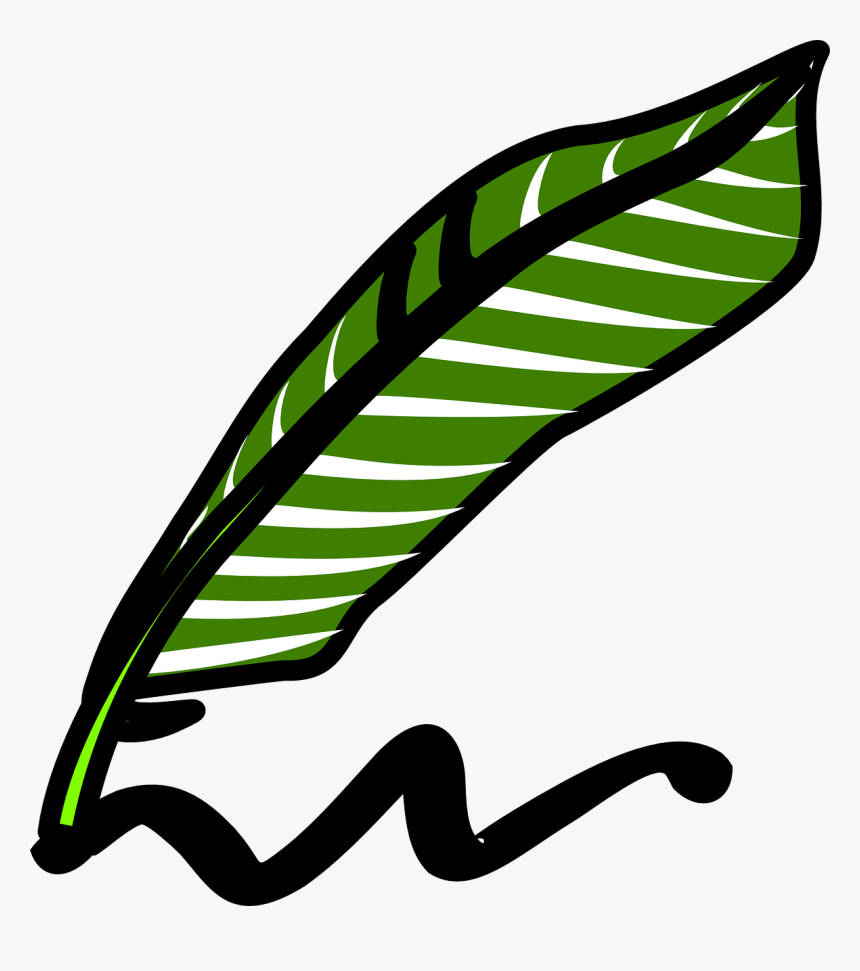 Pen Clipart Feather, HD Png Download