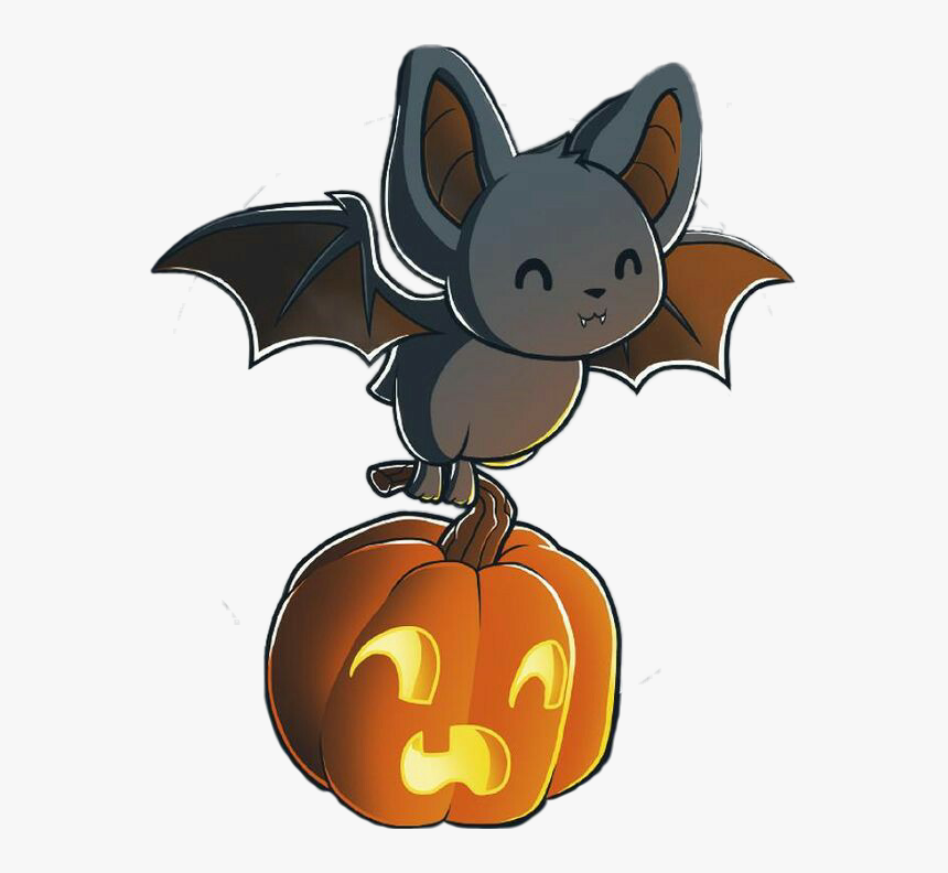 Kawaii Pumpkin Png - Kawaii Bat, Transparent Png