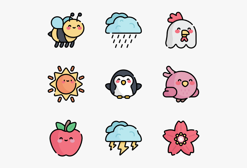 Nature And Animals - Kawaii Animals Png, Transparent Png