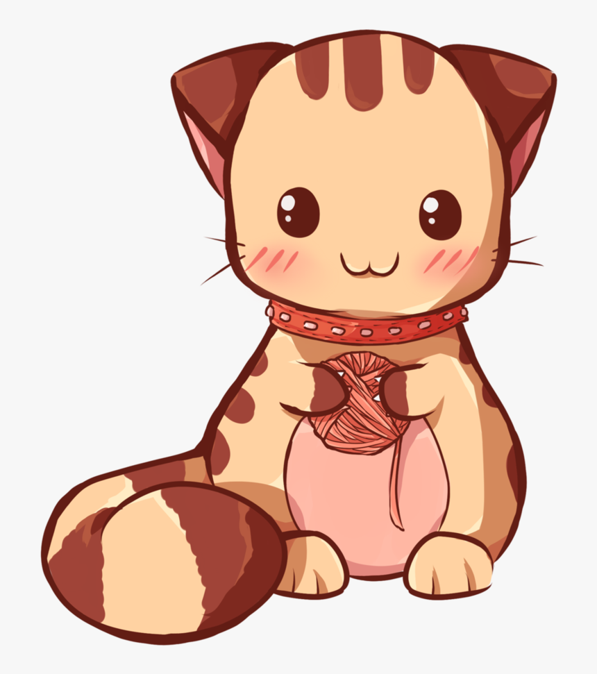 Kawaii Cat Png - Cat Kawaii Cartoon Png, Transparent Png