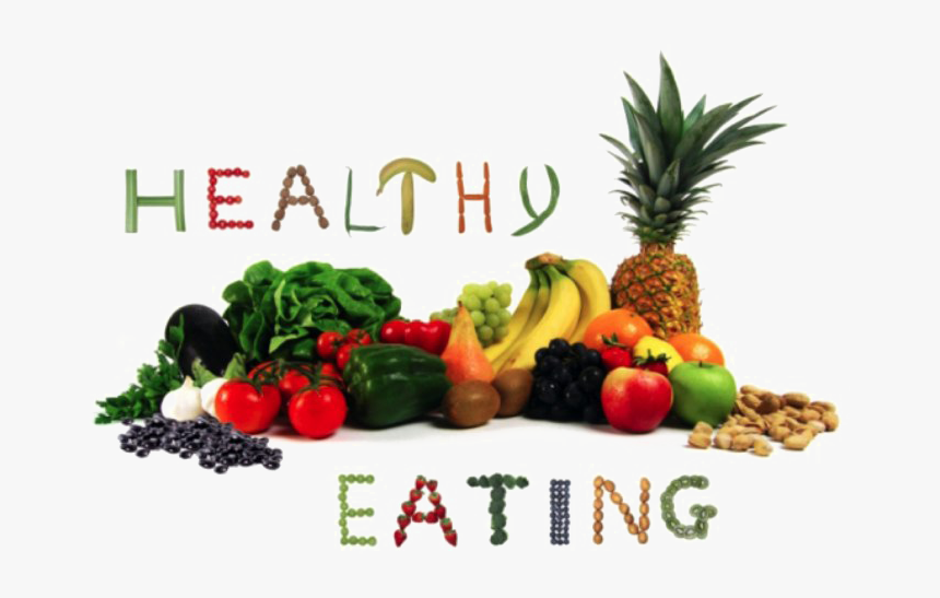 Fresh Healthy Food Transparent Background - Healthier Eating Habits, HD ...