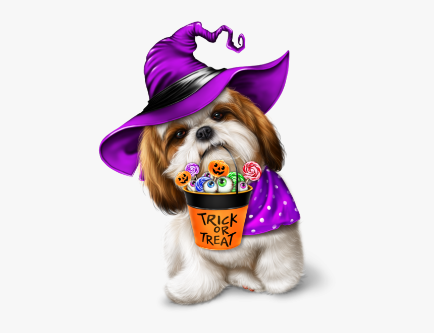 Tubes Animaux Halloween Cute Dogs Png - Dog And Cat Halloween Clipart, Transparent Png