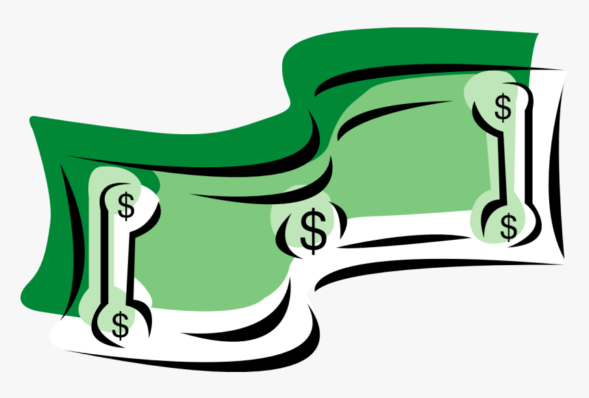 Dollar Clip Art - Dollar Bill Clip Art, HD Png Download