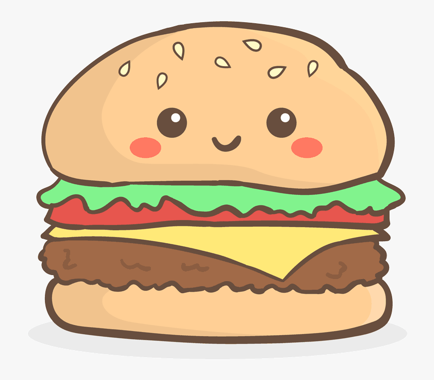 Hamburguesa Kawaii Png - Imagenes De Hamburguesa Kawaii, Transparent Png